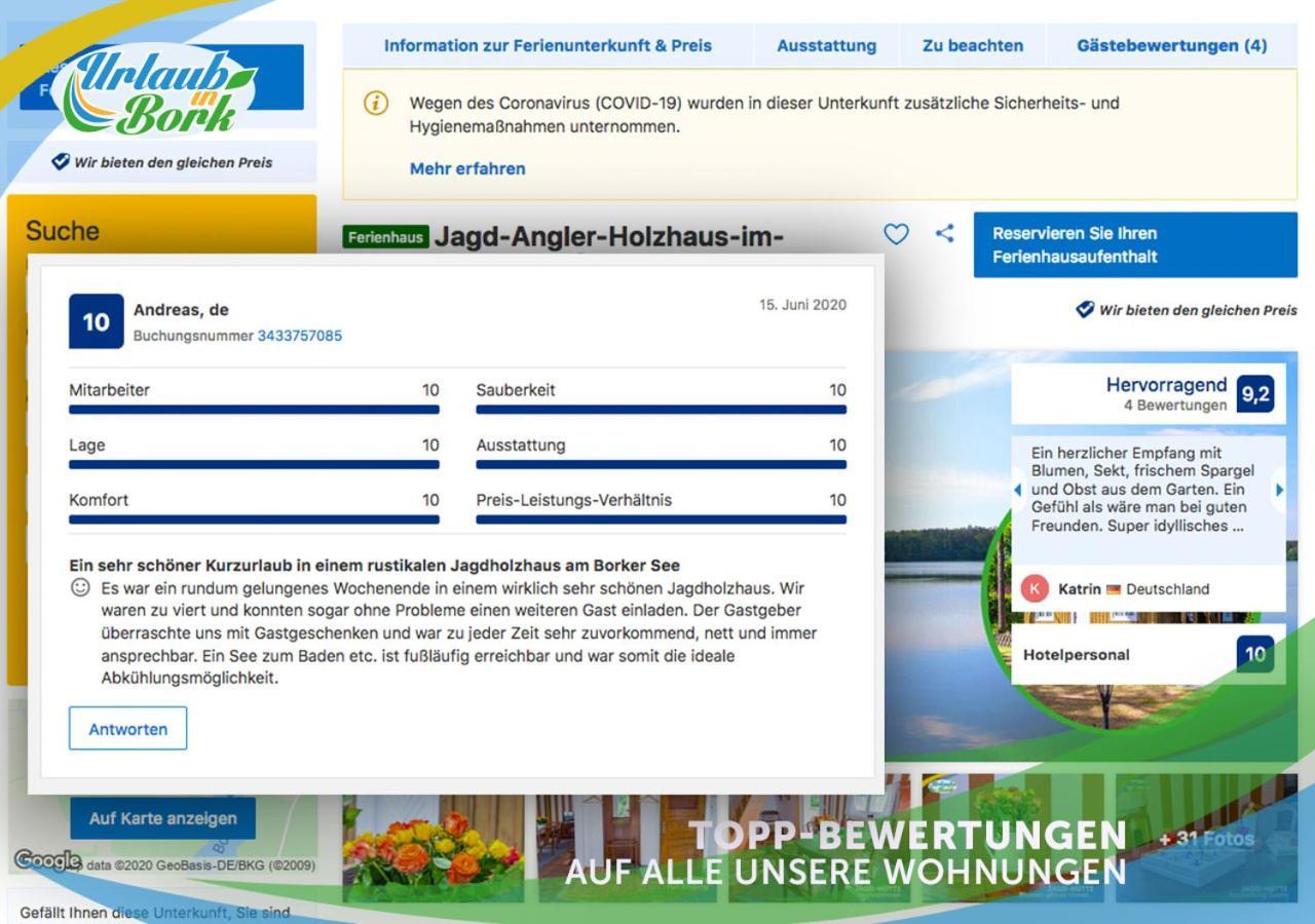 Jagd-Angler-Suite-03-Im-Wald-Am-See Kyritz Exterior photo