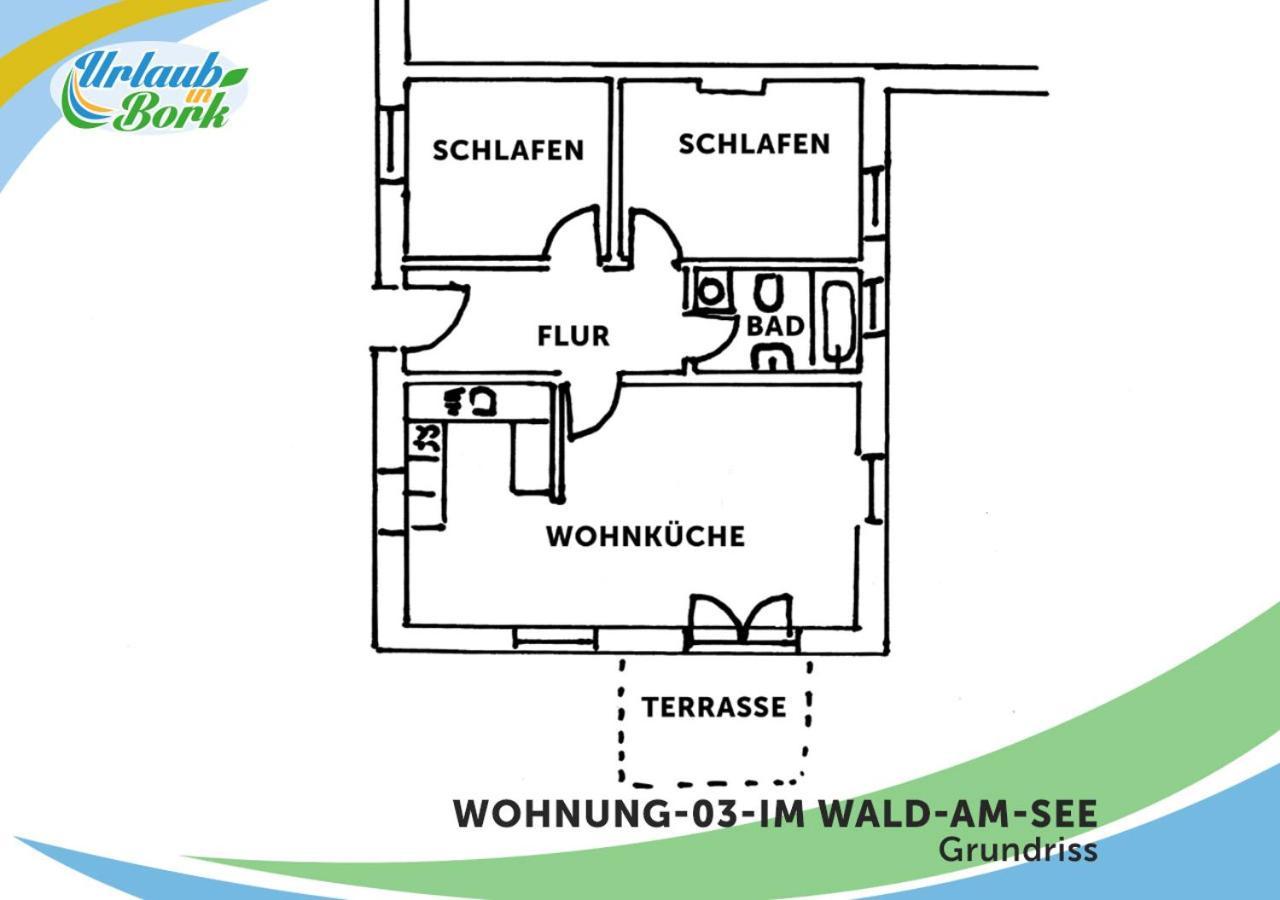 Jagd-Angler-Suite-03-Im-Wald-Am-See Kyritz Exterior photo